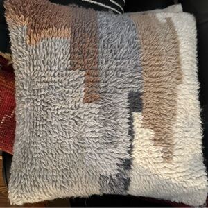West Elm Wool/Cotton Throw Pillow Cover 20x20 in
